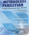 Metodologi Penelitian untuk Ekonomi dan Bisnis